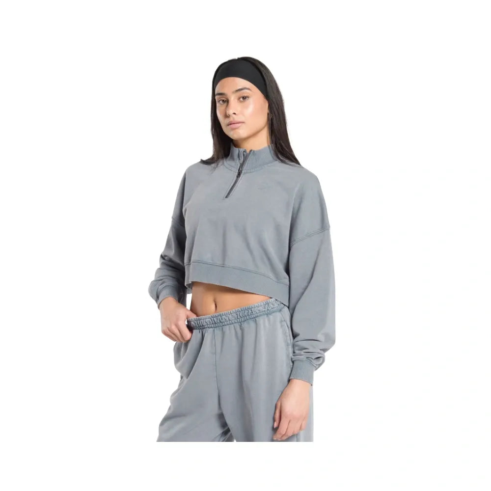 Gymshark Whitney 1/4 Zip Iron Blue