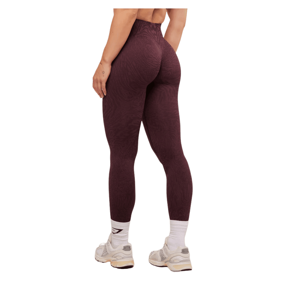 Gymshark Adapt Animal Seamless Leggings Cherry Purple/Reset Pink
