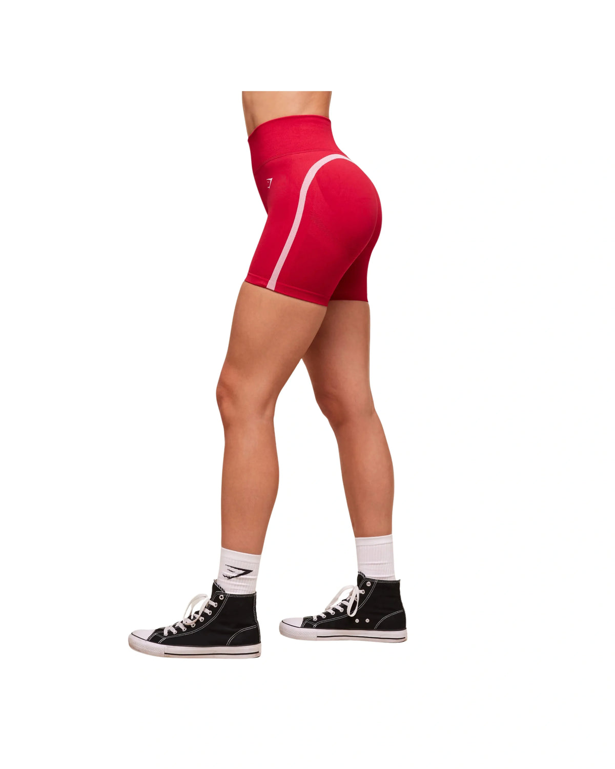 Gymshark Lift Varsity Seamless Short Carmine Red