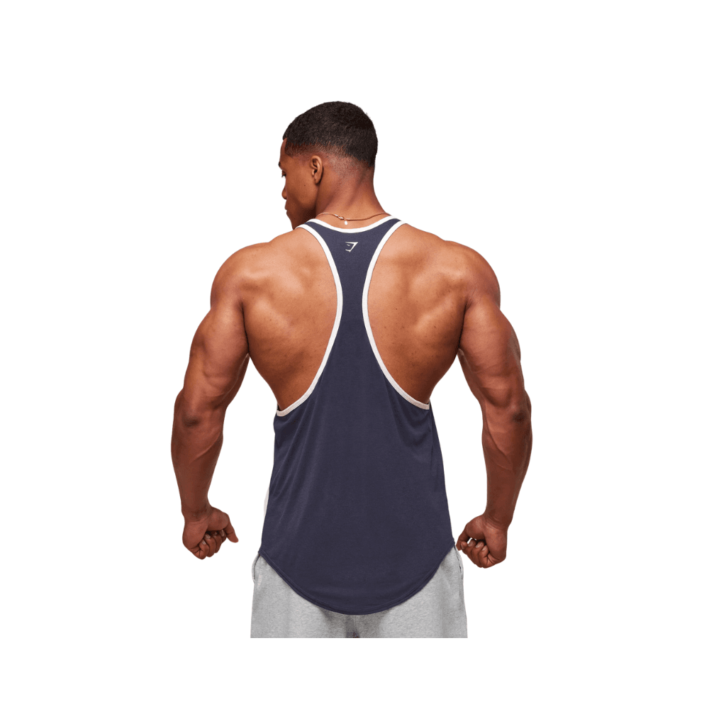GymShark GSLC Ringer Stringer Heavy Blue