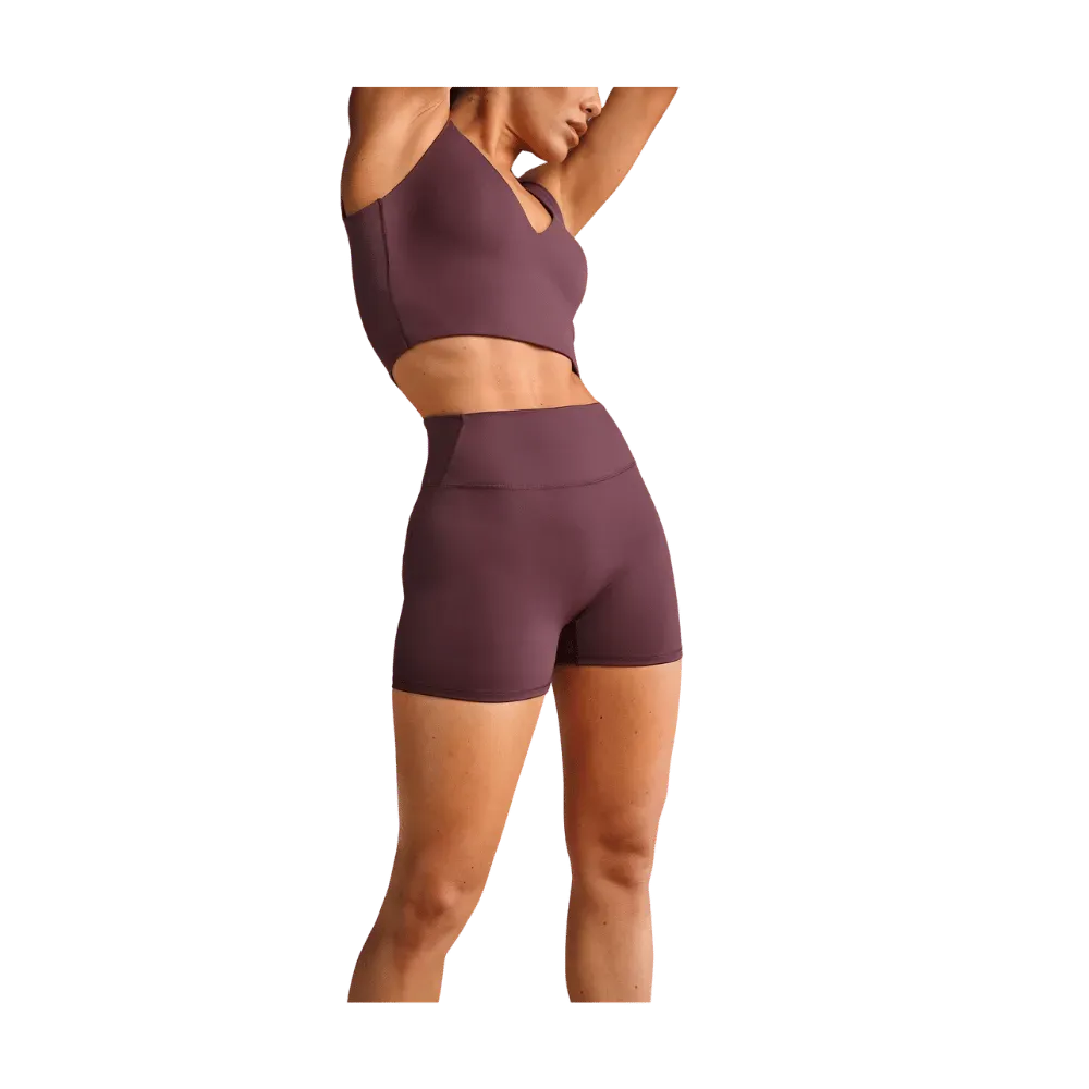 Nike X Skims Matte Women's High-Waisted 3" Boyshorts CURRANT