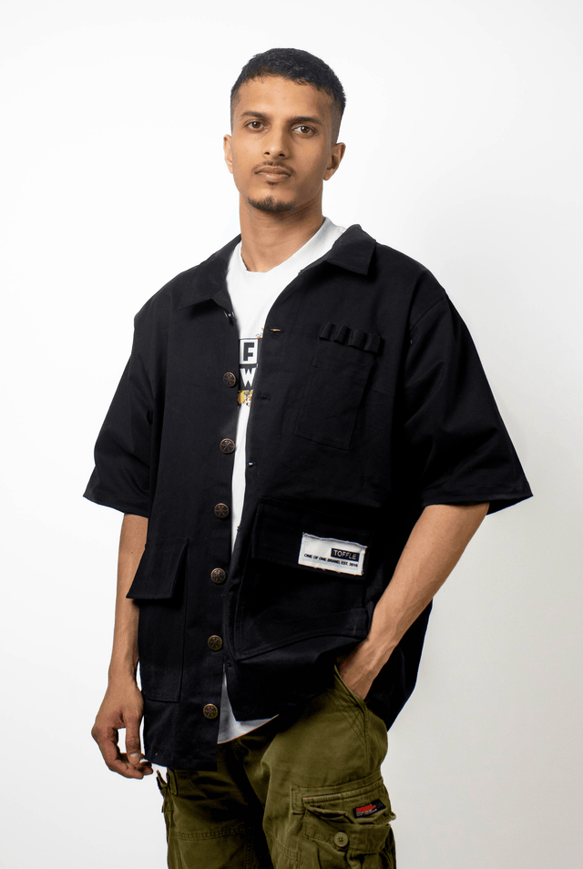 Workwear Black Shirt - dawntown