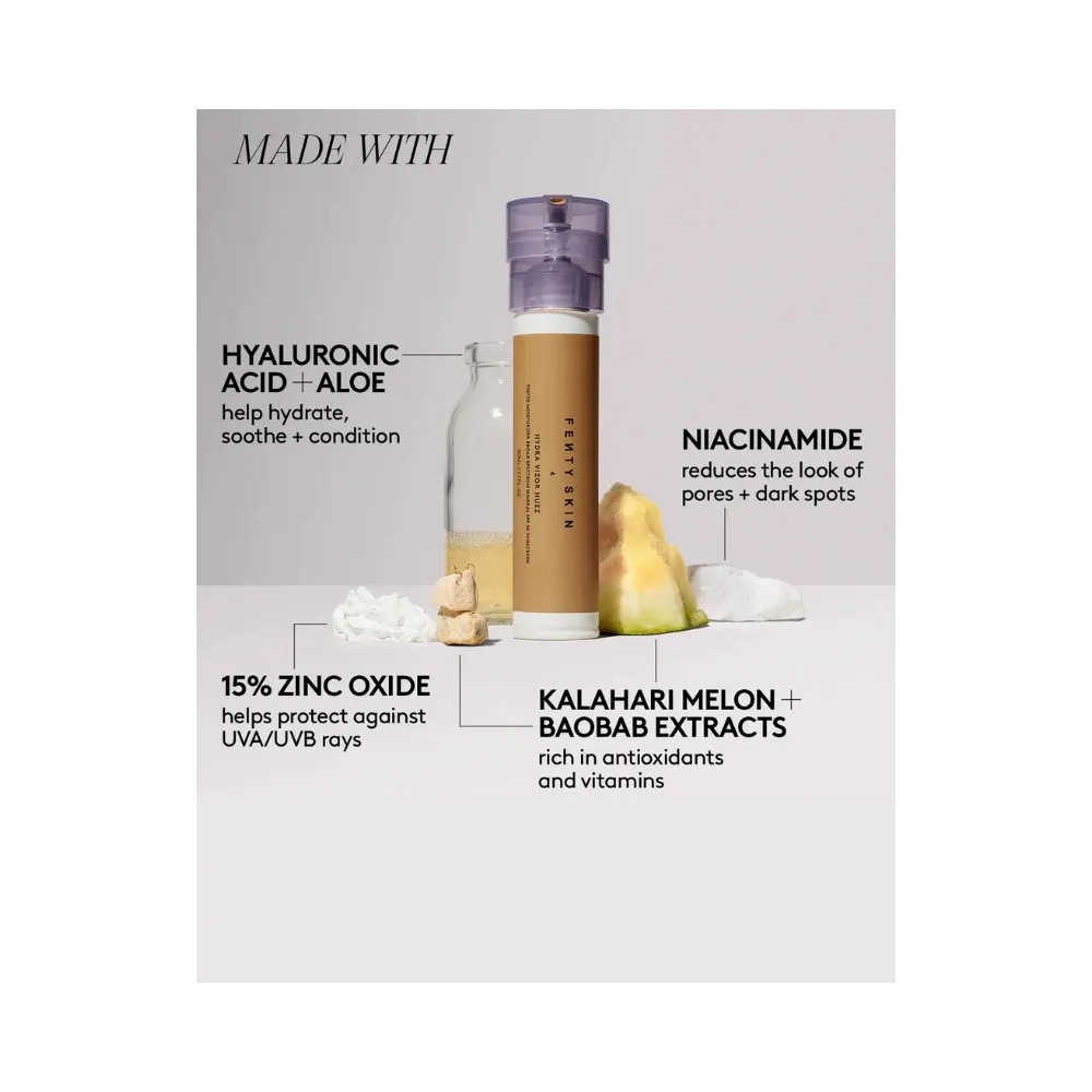 Fenty Hydra Vizor Huez SPF 30 Refillable Tinted Moisturizer Set ( 4 - Medium )