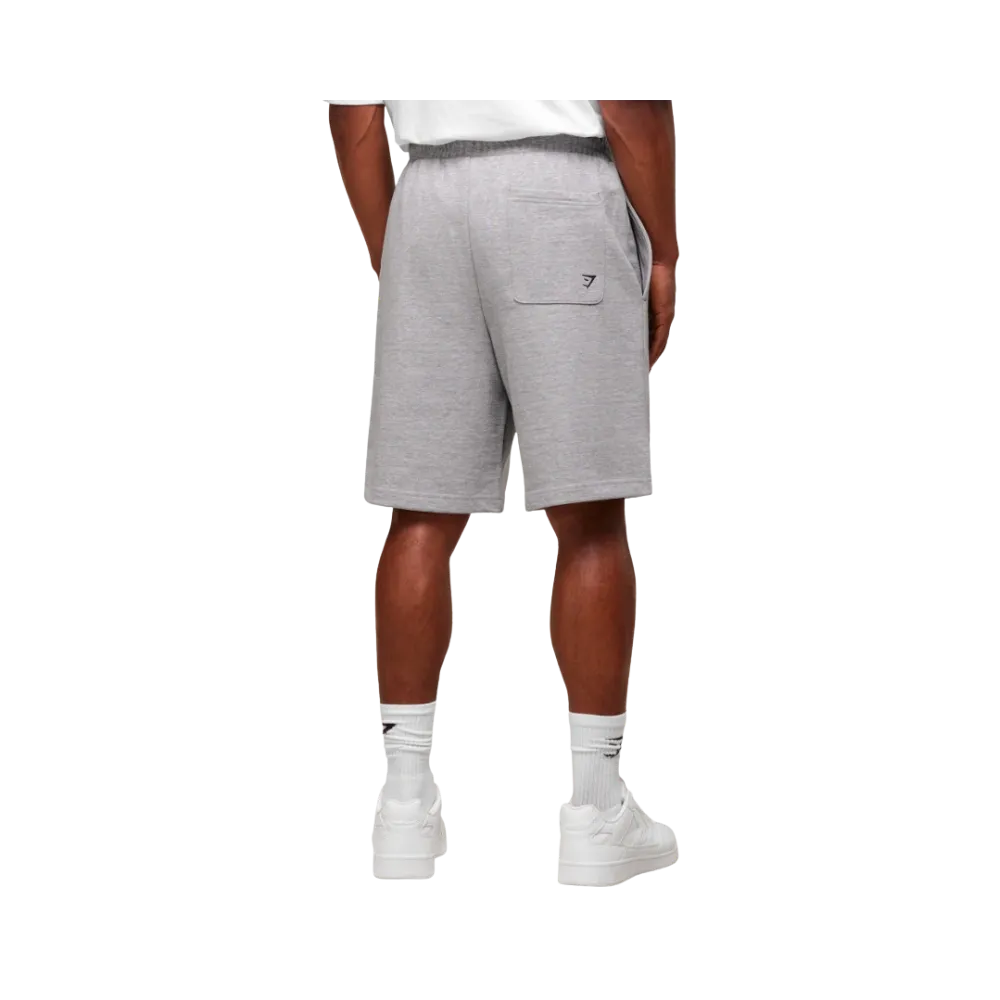 GymShark GSLC 9" Short Light Grey Core Marl