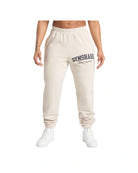 Gymshark Lifting Essentials Graphic Brushed Oversized Joggers oversized fit Oat White