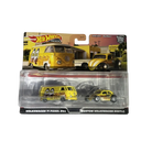 Hot Wheels Premium Car Culture Volkswagen T1 Panel Bus & Beetle 2-Pack Set