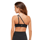 Gymshark One Shoulder Sports Bra Black