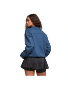 Gymshark Phys Ed Graphic 1/4 Zip Soft Blue