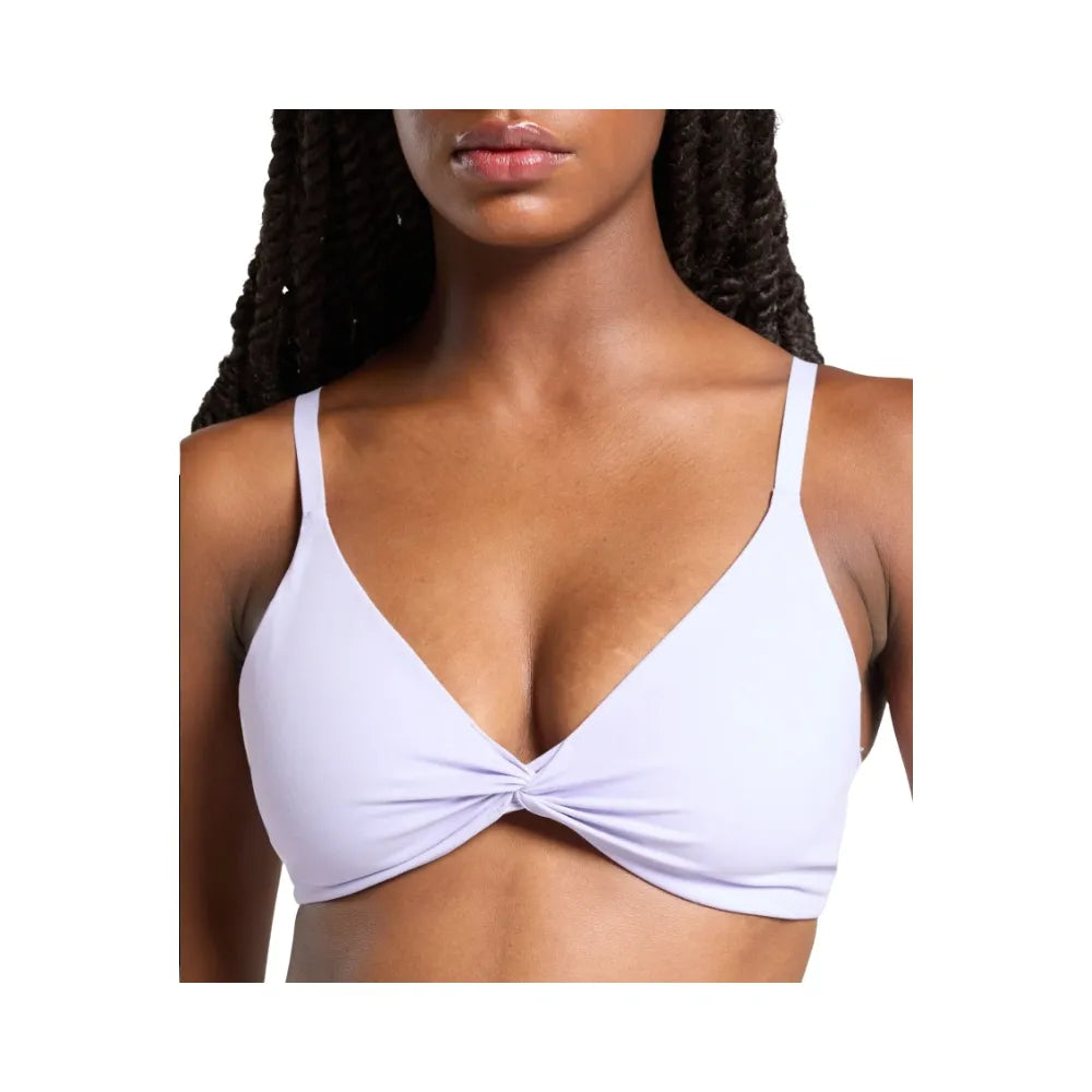 Gymshark Twist Front Bralette - Light Support Fresh Lilac