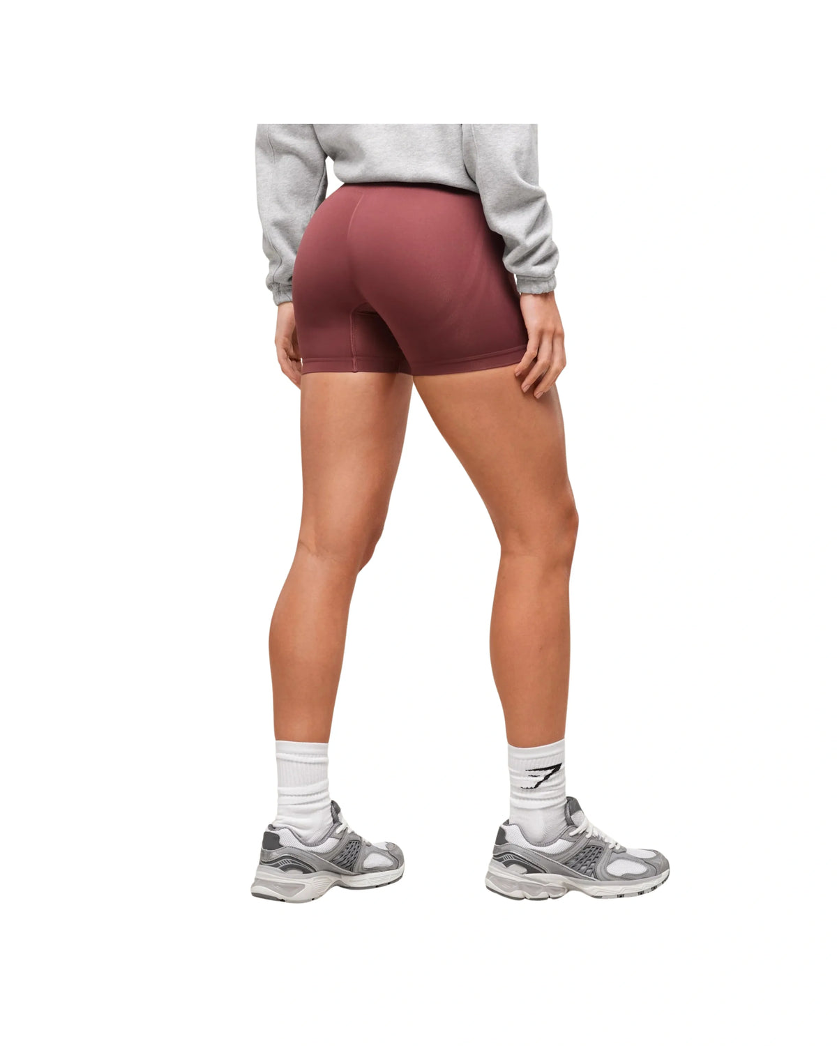 Gymshark Everyday Seamless Shorts Burgundy Brown