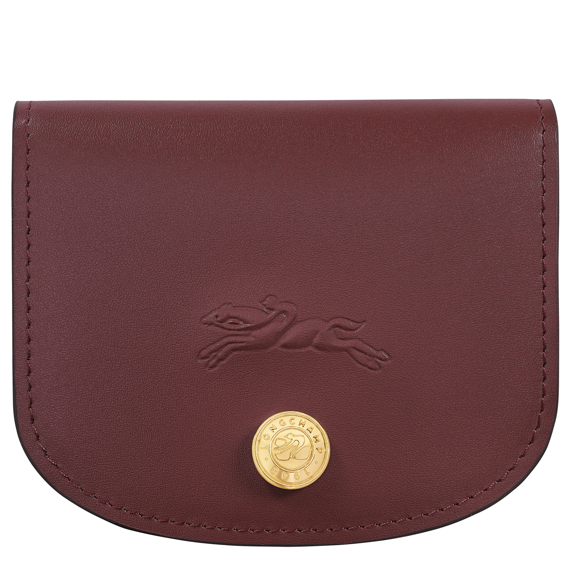Longchamp Épure Card holder Burgundy