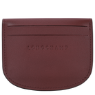 Longchamp Épure Card holder Burgundy