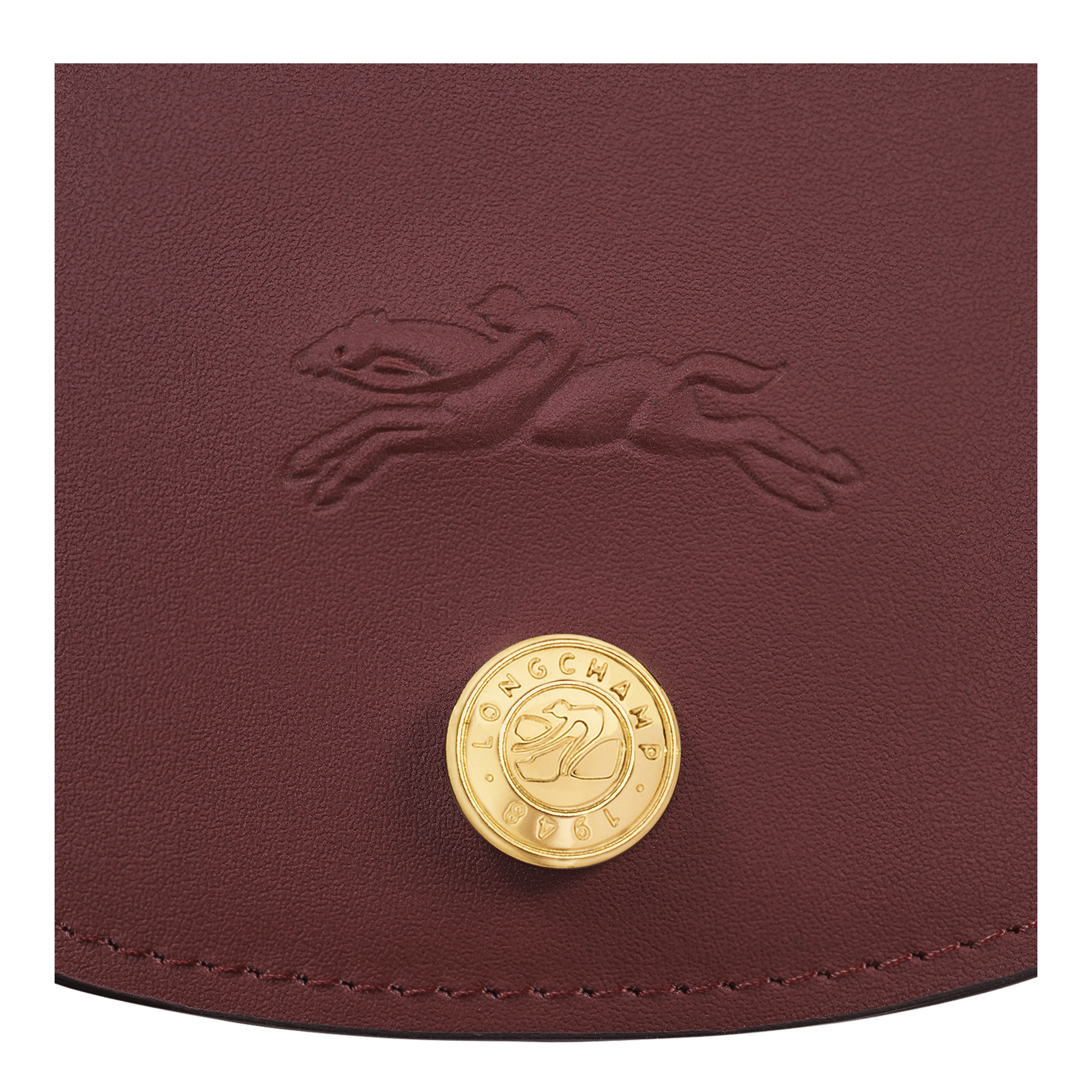 Longchamp Épure Card holder Burgundy