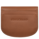 Longchamp Épure Card holder Cognac