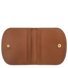 Longchamp Épure Card holder Cognac
