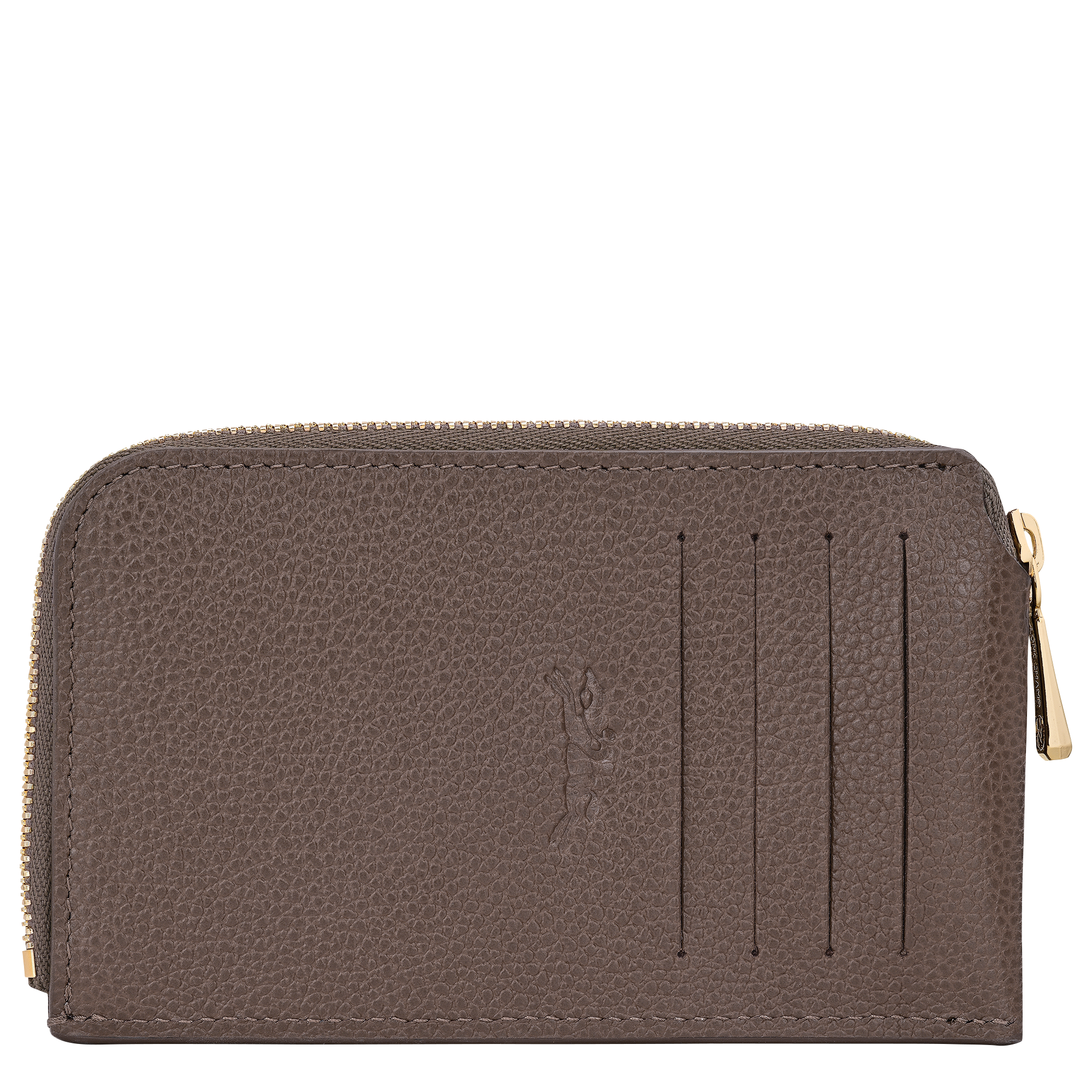 Longchamp Le Foulonné Card holder Taupe