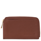 Longchamp Le Foulonné Card holder Coffee