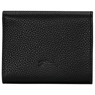 Longchamp Le Foulonné Compact wallet Black