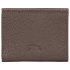 Longchamp Le Foulonné Compact wallet Taupe