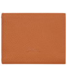 Longchamp Le Foulonné Compact wallet Amber