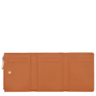 Longchamp Le Foulonné Compact wallet Amber