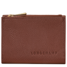 Longchamp Le Foulonné Compact wallet Coffee