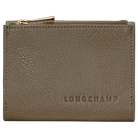 Longchamp Le Foulonné Compact wallet Caper