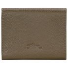 Longchamp Le Foulonné Compact wallet Caper