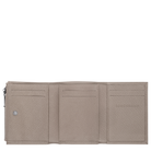 Longchamp Le Roseau Compact wallet Clay