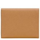 Longchamp Le Roseau Compact wallet Walnut