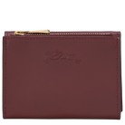 Longchamp Épure Compact wallet Burgundy