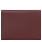 Longchamp Épure Compact wallet Burgundy