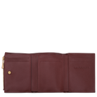 Longchamp Épure Compact wallet Burgundy