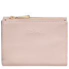 Longchamp Épure Compact wallet Petal Pink