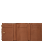 Longchamp Épure Compact wallet Cognac