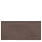 Longchamp Le Foulonné Long continental wallet Taupe