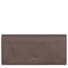 Longchamp Le Foulonné Long continental wallet Taupe