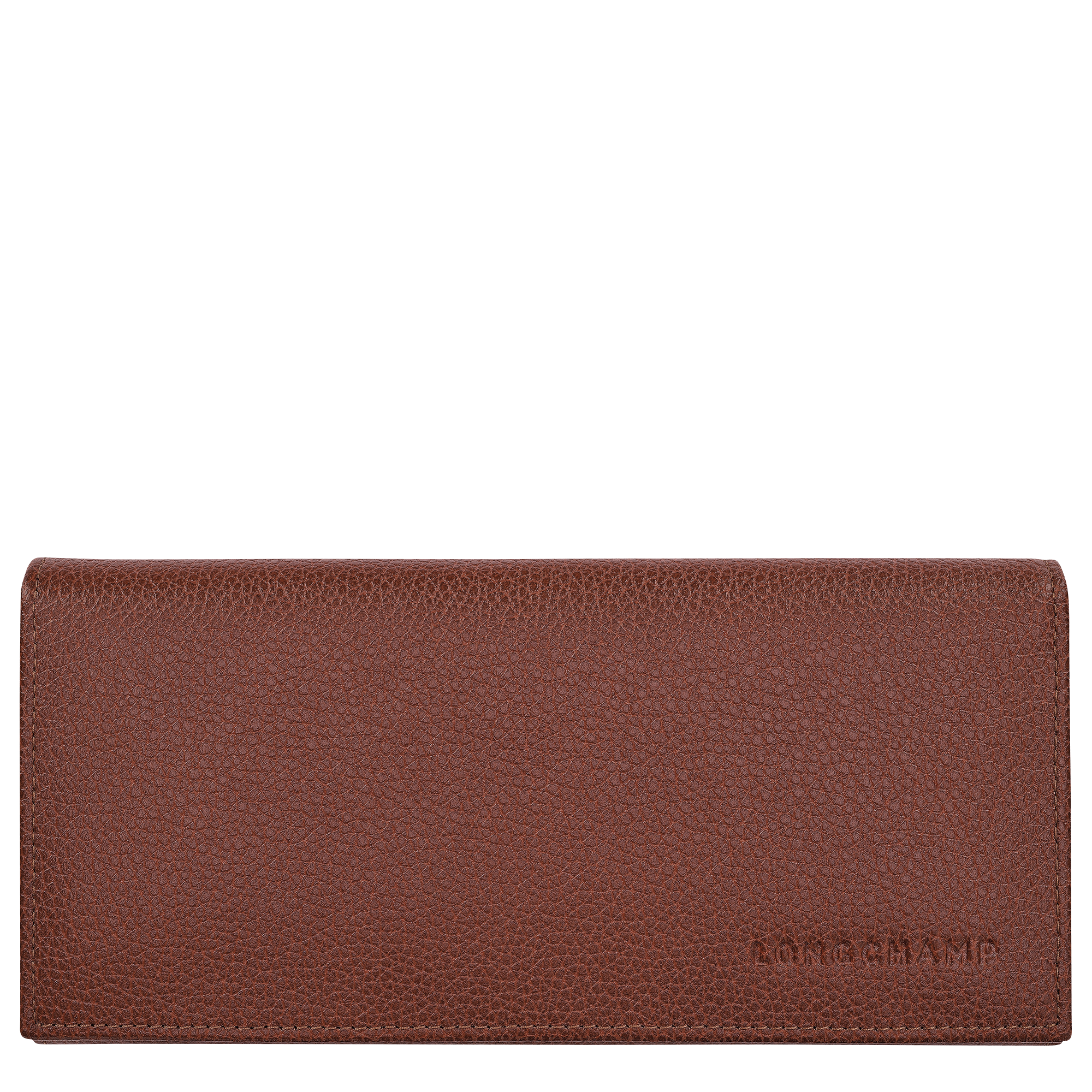 Longchamp Le Foulonné Long continental wallet Coffee