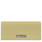 Longchamp Le Roseau Long continental wallet Pistachio