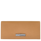 Longchamp Le Roseau Long continental wallet Walnut