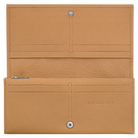 Longchamp Le Roseau Long continental wallet Walnut