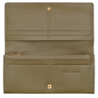 Longchamp Le Roseau Long continental wallet Olive