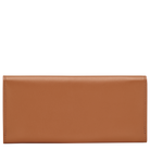 Longchamp Le Roseau Long continental wallet Cashew