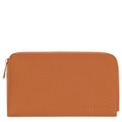 Longchamp Le Foulonné Pouch Amber