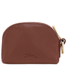 Longchamp Le Foulonné Coin purse Coffee