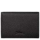 Longchamp Le Foulonné Compact wallet Black