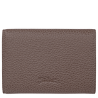 Longchamp Le Foulonné Compact wallet Taupe