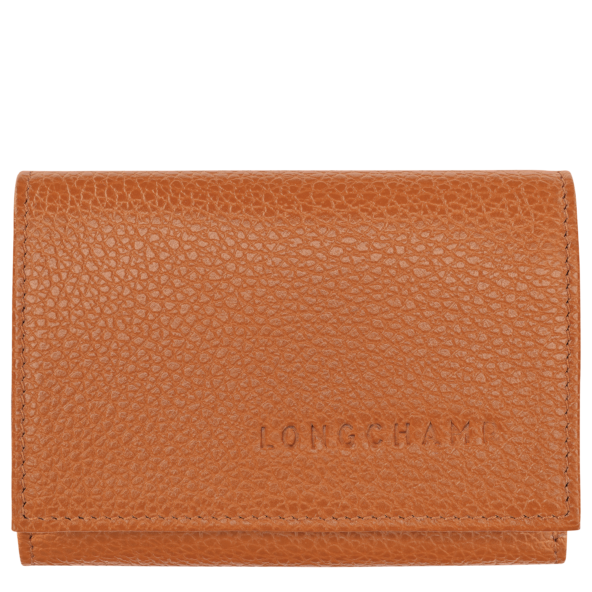 Longchamp Le Foulonné Compact wallet Amber