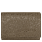 Longchamp Le Foulonné Compact wallet Caper