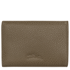 Longchamp Le Foulonné Compact wallet Caper